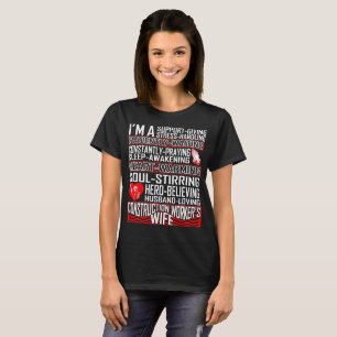 T-shirt Tshirt Loving da esposa do trabalhador da