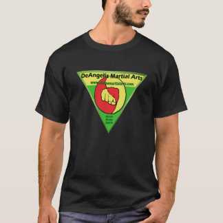 T-shirt Tshirt verde das artes marciais de DeAngelis