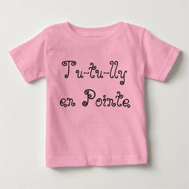 T-shirt Tu-tu-lly en Pointe (Frente)