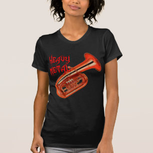 T-shirt Tuba do metal pesado