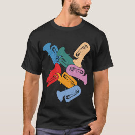 T-shirt Tubas Coloridas