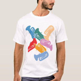 T-shirt Tubas Coloridas