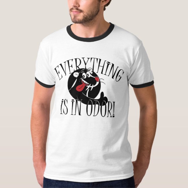 T-shirt Tudo Está No Odor Skunk (Frente)