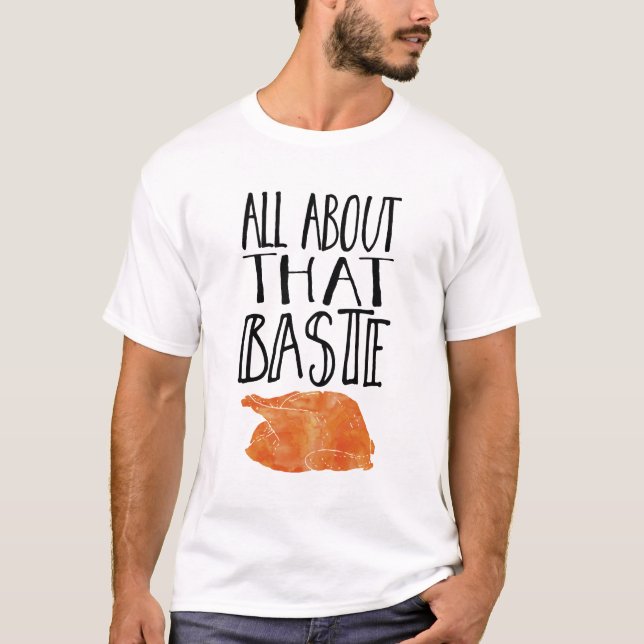 T-shirt Tudo Sobre Essa Noite De Ação De Graças Da Turquia (Frente)