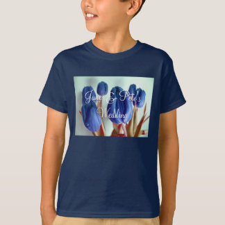 T-shirt Tulipas Azuis