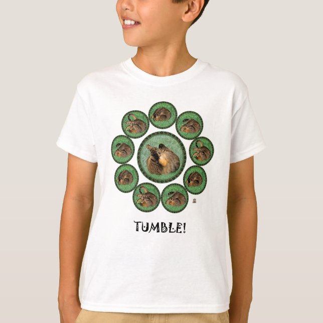 T-shirt Tumble! (anel de gato) (Frente)