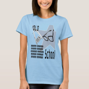 T-shirt Túnica do Geek de Computador da Escola Ant