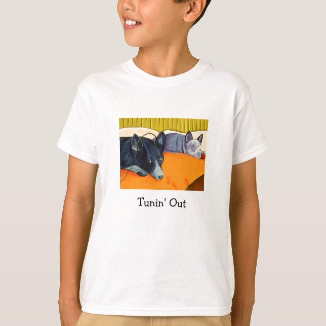 T-shirt Tunin para fora (Frente)