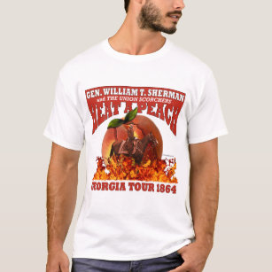 T-shirt Turnê 1864 Shirt (Light) do General Sherman 'Heat 