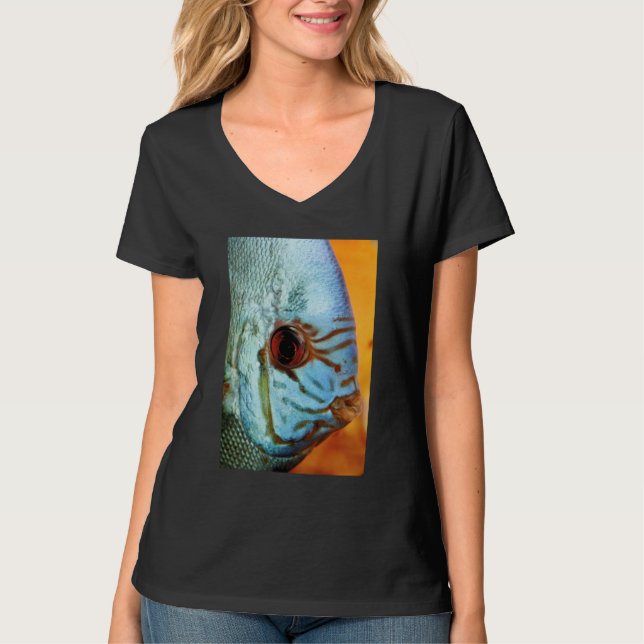 T-shirt Turquoise Blue Discus (Frente)