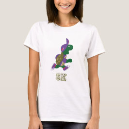 T-shirt Turtle Runner 5K - Roxo