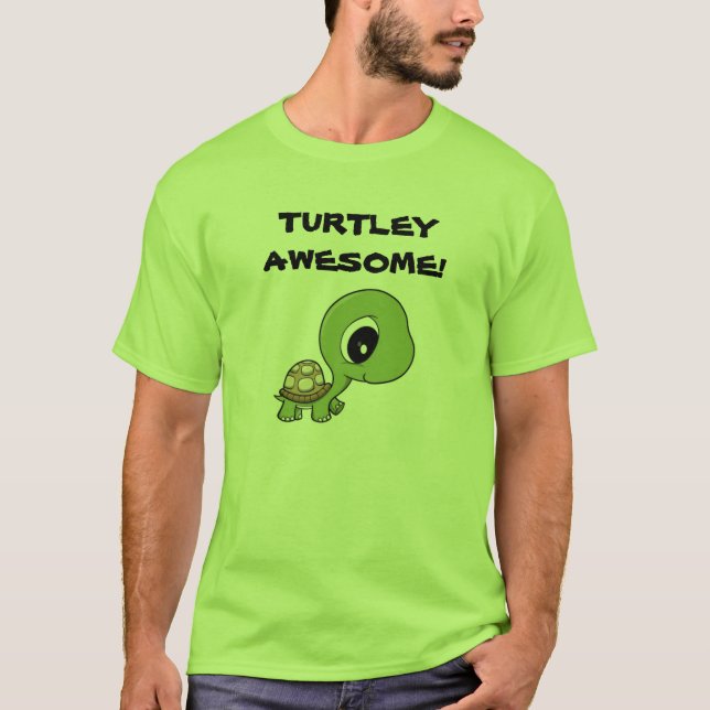 T-shirt Turtley impressionante! (Frente)
