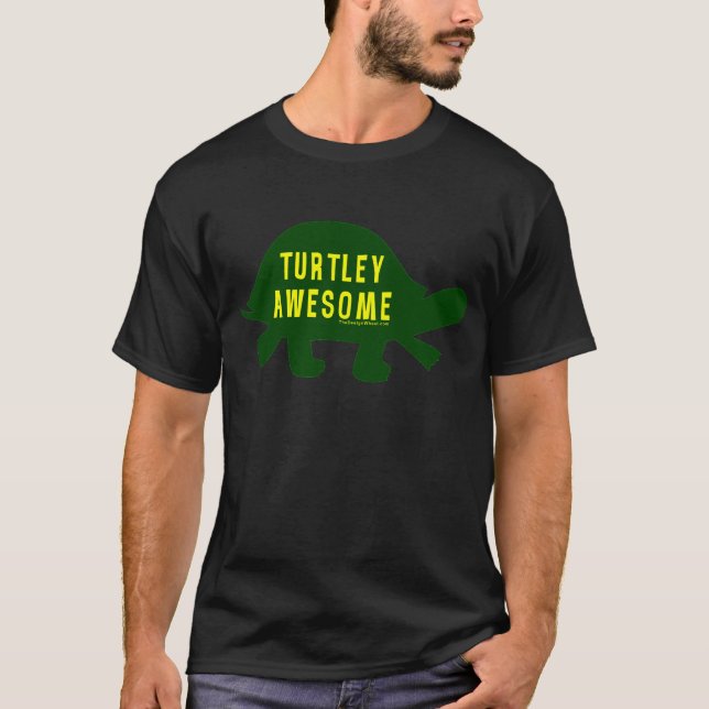 T-shirt Turtley totalmente impressionante (Frente)