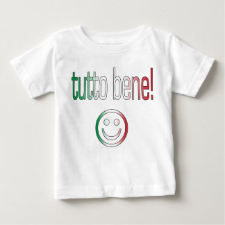 T-shirt Tutto Bene! Itália: Cores de Sinalizador