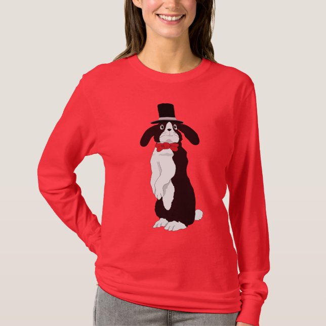 T-Shirt Tuxedo Bunny Real (Frente)
