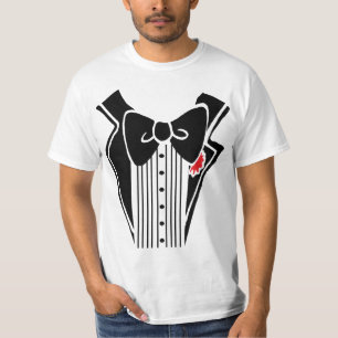 T-shirt Tuxedo Shirt Black