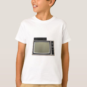 T-shirt TV e VCR de estilo de anos 80: Modelo 3D