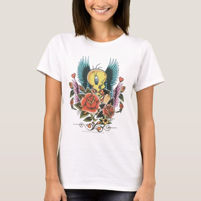 T-shirt Tweety Blue Wings (Frente)