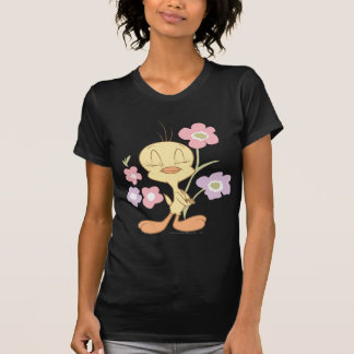 T-shirt TWEETY™ Flores Rosa Roxo