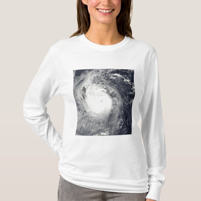 T-shirt Typhoon Mirinae a oeste (Frente)