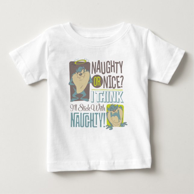 T-shirt TZ™ - Naughty ou Nice? (Frente)