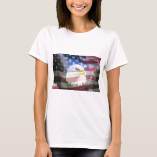 T-shirt U.S.A. Eagle & bandeira