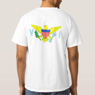 T-shirt U.S. Bandeira de Virgin Islands