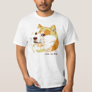 T-shirt Uau. Tal t-shirt. Assim doge. do shibe