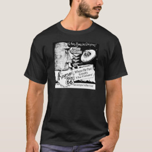 T-shirt UFO da alienígena da rota 66 de Giganticus