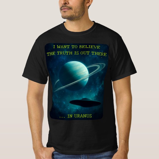 T-shirt — UFO, UAP Believe (Frente)