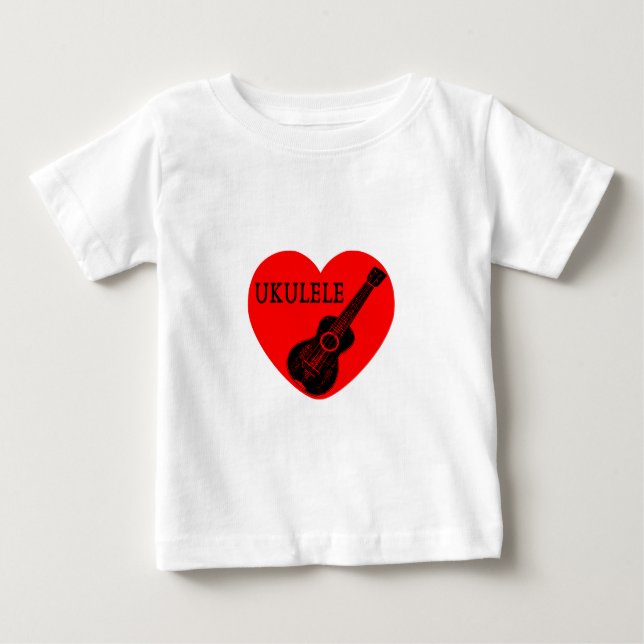 T-shirt Ukulele Love (Frente)