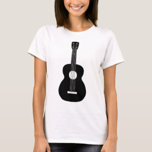 T-shirt Ukulele - Preto