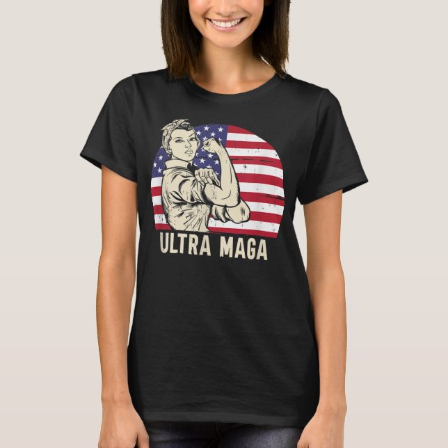 T-Shirt Ultra Maga Messy (1) (Frente)