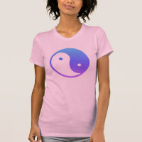 T-shirt ultravioleta de Yin Yang