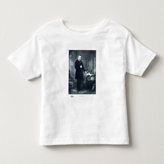 T-shirt Ulysses S. Grant, 18o presidente do Sta unido (Frente)
