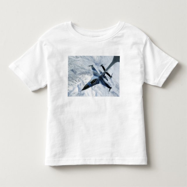 T-shirt Um agressor F-16 fica na posição de contato (Frente)