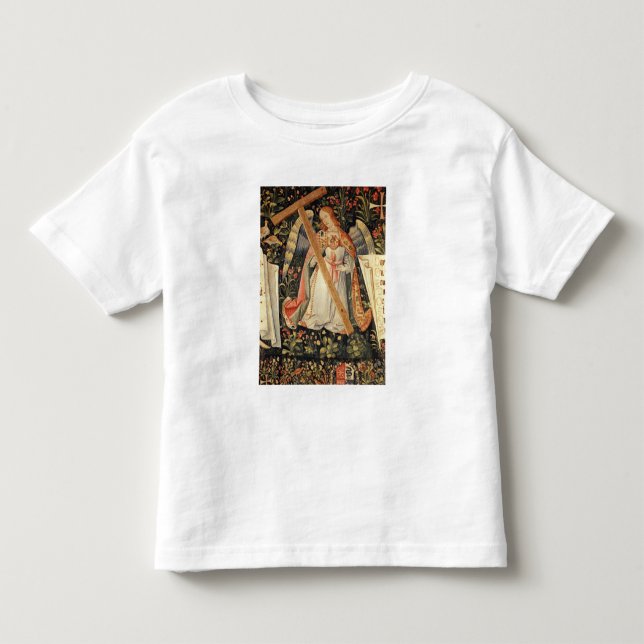 T-shirt Um anjo que leva a cruz (Frente)
