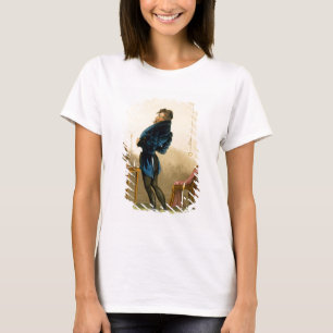 T-shirt Um casaco novo (litho da cor)