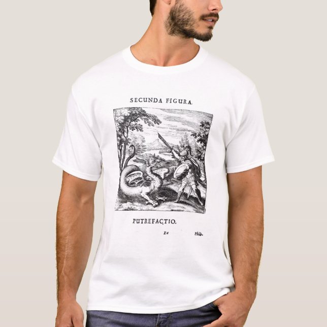 T-shirt Um cavaleiro que derrota 'Rot (Frente)