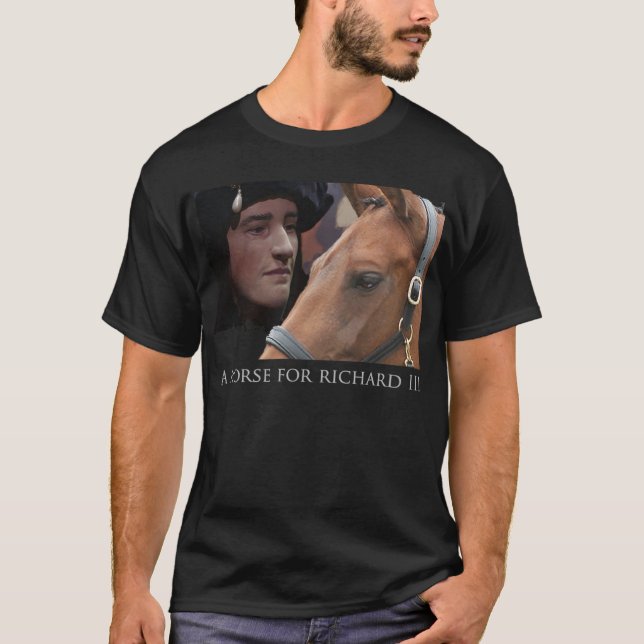 T-shirt Um cavalo para Richard III 2 (Frente)