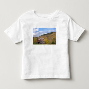 T-shirt Um celeiro nas Montanhas Verdes de Vermont. Hancoc