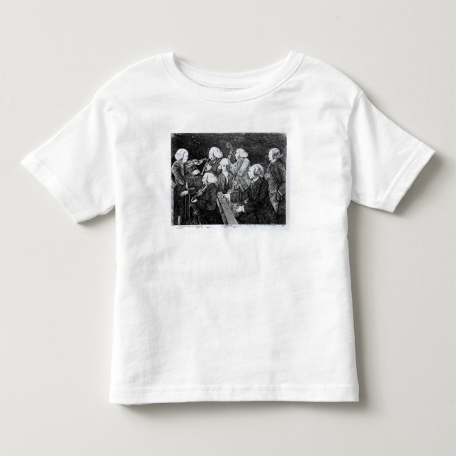 T-shirt Um concerto em Cambridge, 1770 (Frente)