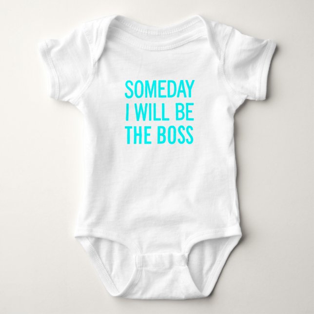 T-shirt Um Dia Eu Serei O Chefe (Frente)