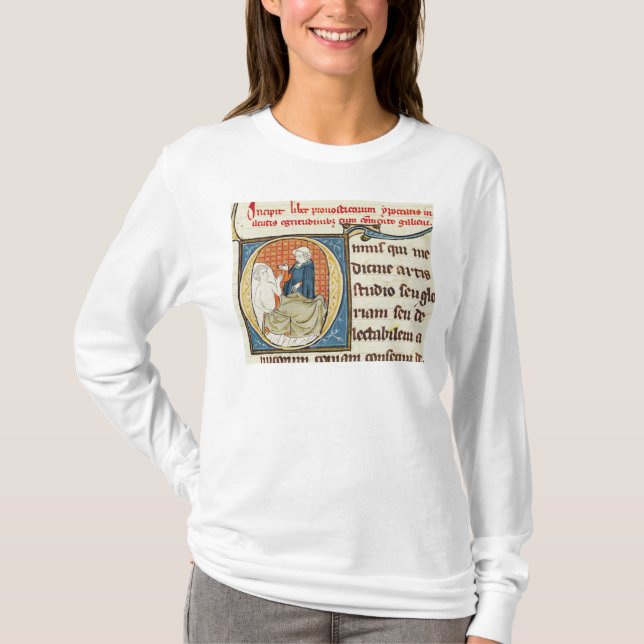 T-shirt Um doutor Diagnosing um paciente (Frente)