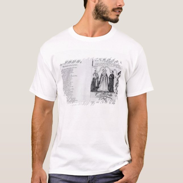 T-shirt Um emblema do anticristo (Frente)