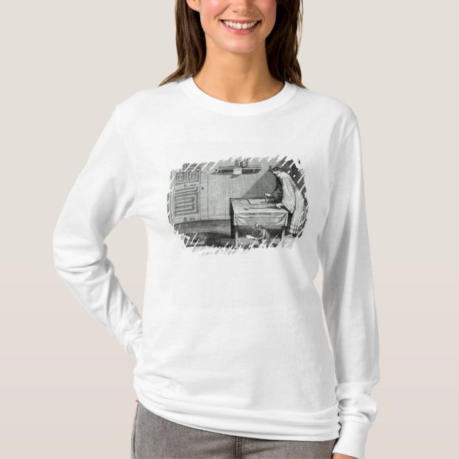 T-shirt Um escrevente chinês (Frente)