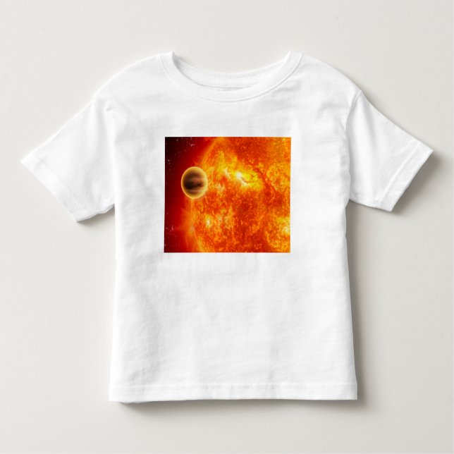 T-shirt Um exoplaneta gigante do gás (Frente)