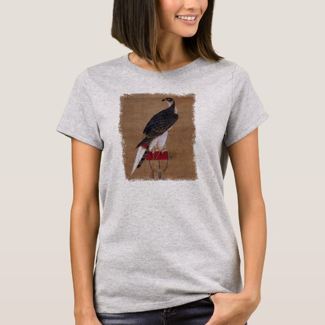 T-shirt Um Falcão - Pergaminho Coreano do Século XVI (Frente)