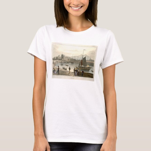 T-shirt Um ferry que chega a Leith, de "A Voyage Around G" (Frente)