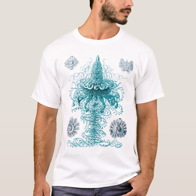 T-shirt Um Hydrozoan - Siphonophores (Frente)